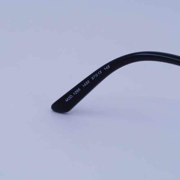 Versace VE1295 1433 Eyeglasses Matte Black 57mm Rectangle Frame - Picture 6 of 10